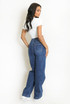 Four Way Stretch Straight Leg Jeans