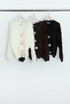 Soft Knit Cardigan With Statement Buttons