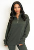 New York Embossed Zip Sweatshirt