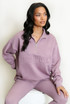 New York Embossed Zip Sweatshirt