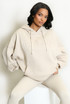 Stylist Embossed Oversized Hoodie