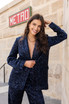 Sequin Tailored Blazer and Trouser Suit