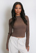 Textured Long Sleeve Top