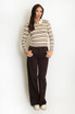 Paris Striped Polo Jumper