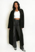 Oversized Long Wool-Look Coat