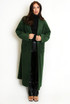 Oversized Long Wool-Look Coat