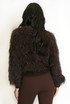 Soft Faux Fur Panelled Cardigan  Soft Faux Fur Panelled Cardigan