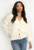 Soft Faux Fur Panelled Cardigan  Soft Faux Fur Panelled Cardigan