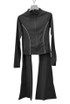 Contrast Lining Zipper Top and Flare Hem Trouser Set Contrast Lining Zipper Top and Flare Hem Trouser Set