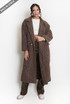  Boucle Double Button Oversized Coat 
