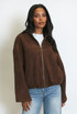 Suedette Bomber Jacket