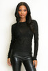 Long Sleeve Textured Top