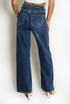 Overlap High Waist Dad Fit Jeans