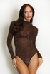 Wavy Diamante Mesh Bodysuit Wavy Diamante Mesh Bodysuit