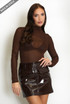 High Neck Mesh Bodysuit