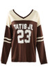 23 Slogan Varsity Sweatshirt  23 Slogan Varsity Sweatshirt