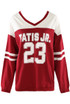 23 Slogan Varsity Sweatshirt  23 Slogan Varsity Sweatshirt