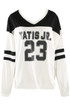 23 Slogan Varsity Sweatshirt  23 Slogan Varsity Sweatshirt