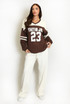 23 Slogan Varsity Sweatshirt  23 Slogan Varsity Sweatshirt