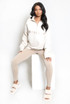 Brooklyn Slogan Half Zip Relaxed Sweatshirt 