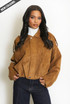 Oversized Faux Suede Jacket