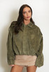 Oversized Faux Suede Jacket