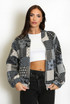 Patchwork Bomber Jacket
