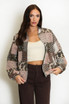 Patchwork Bomber Jacket