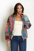 Patchwork Bomber Jacket