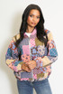 Rose Patchwork Bomber Jacket