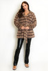 Faux Fur Belted Hooded Coats