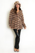 Faux Fur Belted Hooded Coats