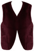 Faux Fur Open Waistcoat 