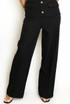 Textured Straight Leg Trousers