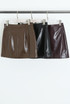 Vinyl Mini Skirt