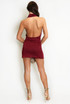 Drape Halterneck Mini Dress