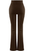 Sculpted Waist Flare Trousers Sculpted Waist Flare Trousers