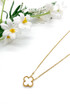 Clover Style Pendant Necklace