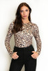 Leopard Long Sleeves Bodysuit
