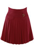 Fine Knit Pleated Mini Skirt