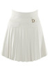 Fine Knit Pleated Mini Skirt
