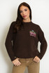 Trends Slogan Embossed Jumper