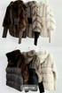  Faux Fur Hooded Puffer Jacket 