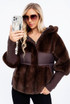  Faux Fur Hooded Puffer Jacket 