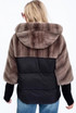  Faux Fur Hooded Puffer Jacket 