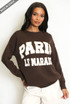 Paris Embossed Jumper