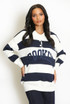 Brooklyn Striped Rugby Jumper