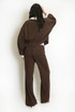 Lurex Contrast Cardigan And Trouser Set