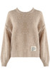 Slogan Tag Wool Blend Jumper