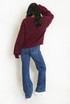Slogan Tag Wool Blend Jumper